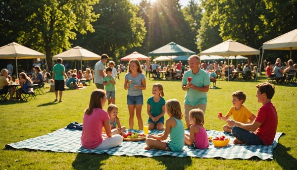 Participer aux animations familiales de l été