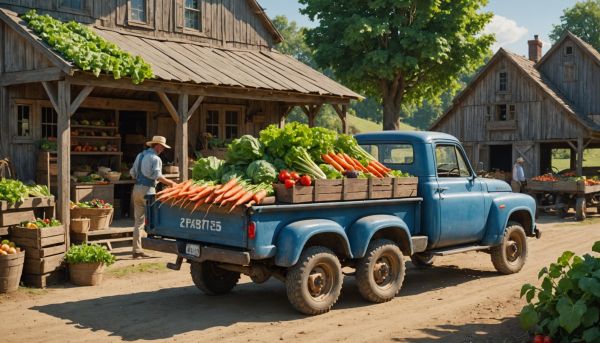 Transporter ses achats de la ferme à la maison